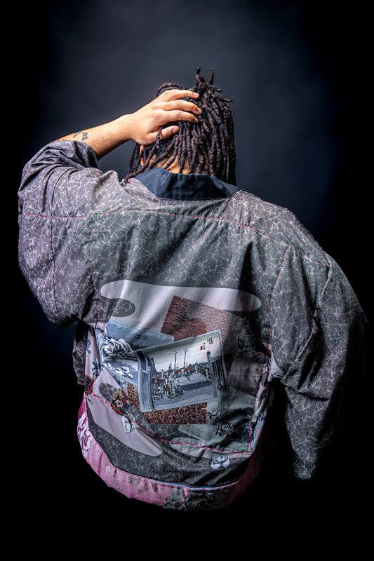 Roses of Edo: Kabuki Mono shirt. heiseikoatelier.myshofiy.com