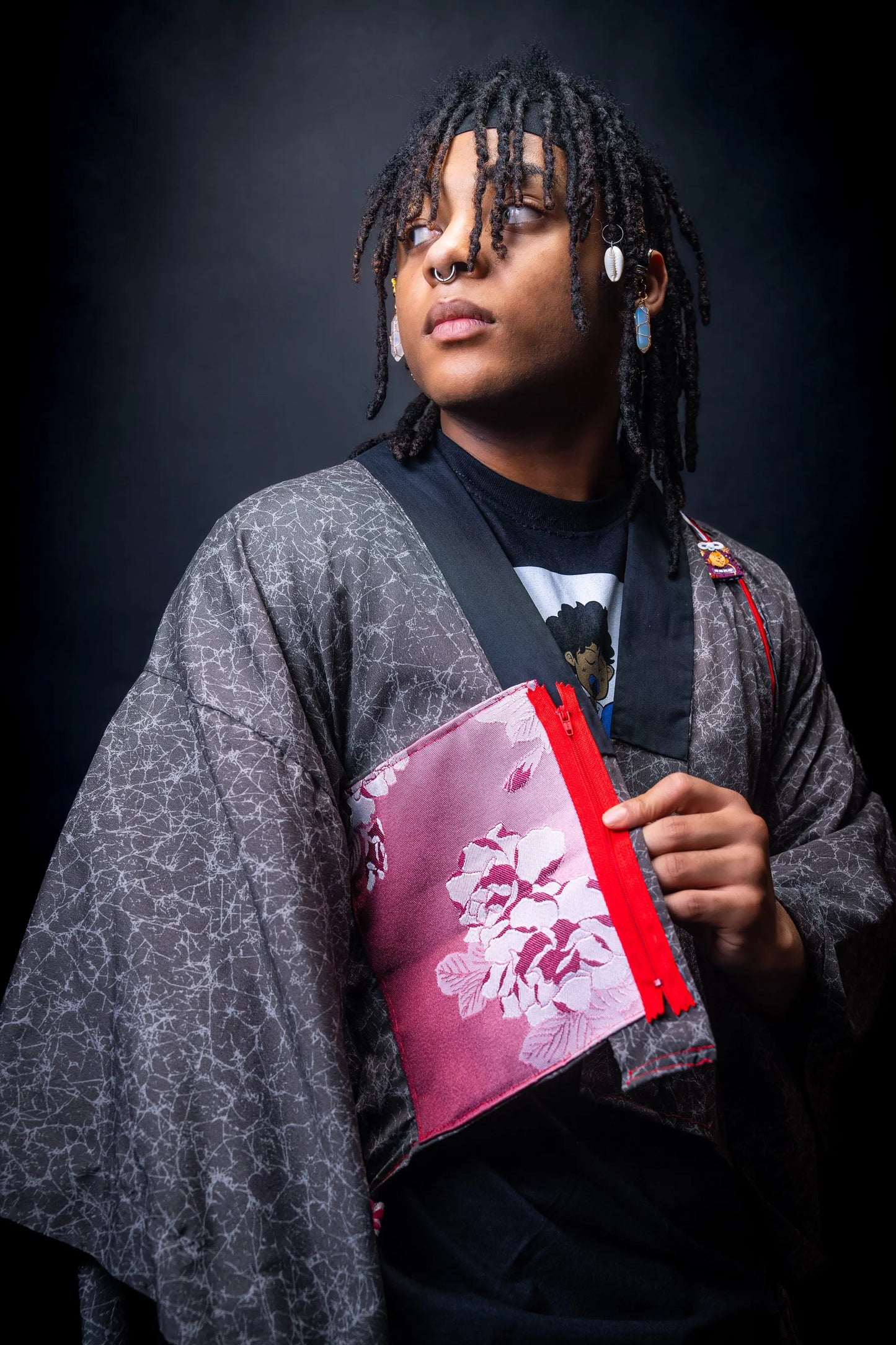 Roses of Edo: Kabuki Mono shirt. heiseikoatelier.myshofiy.com