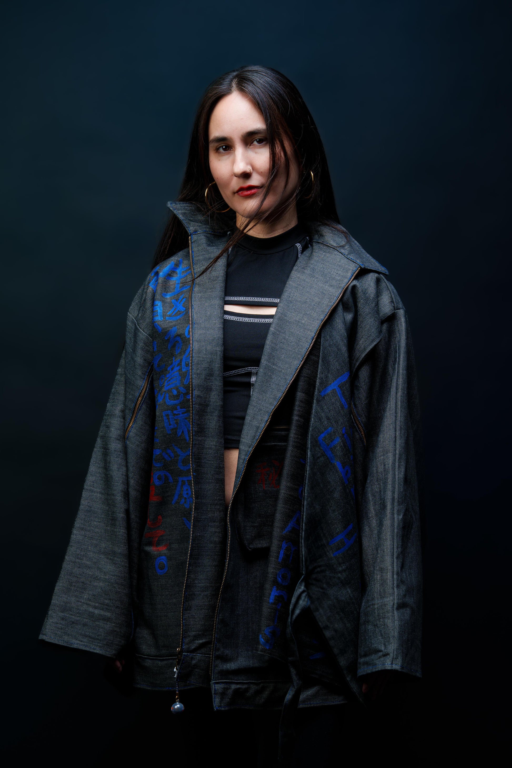 Hanahaki Jacket Mens: Love and Breathlessness Blue heiseikoatelier.myshofiy.com