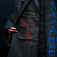 Hanahaki Jacket Mens: Love and Breathlessness Blue heiseikoatelier.myshofiy.com